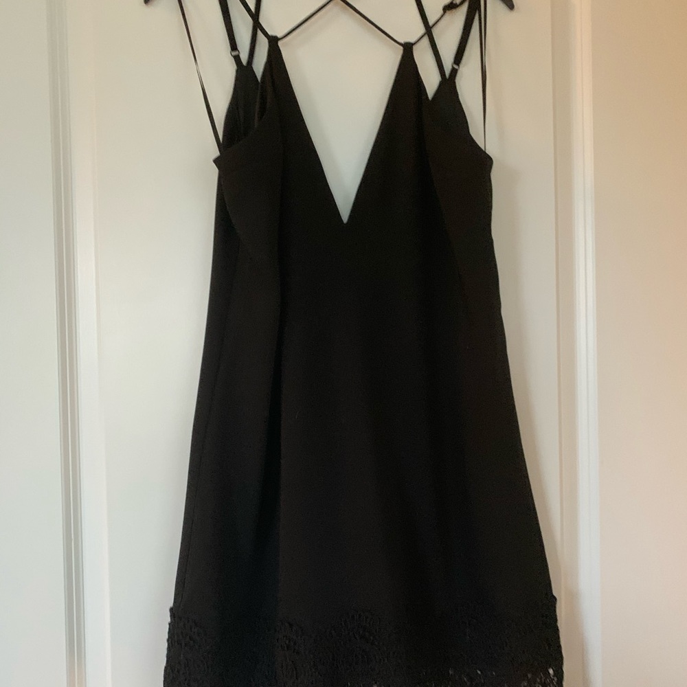 Express strappy cocktail dress black 4